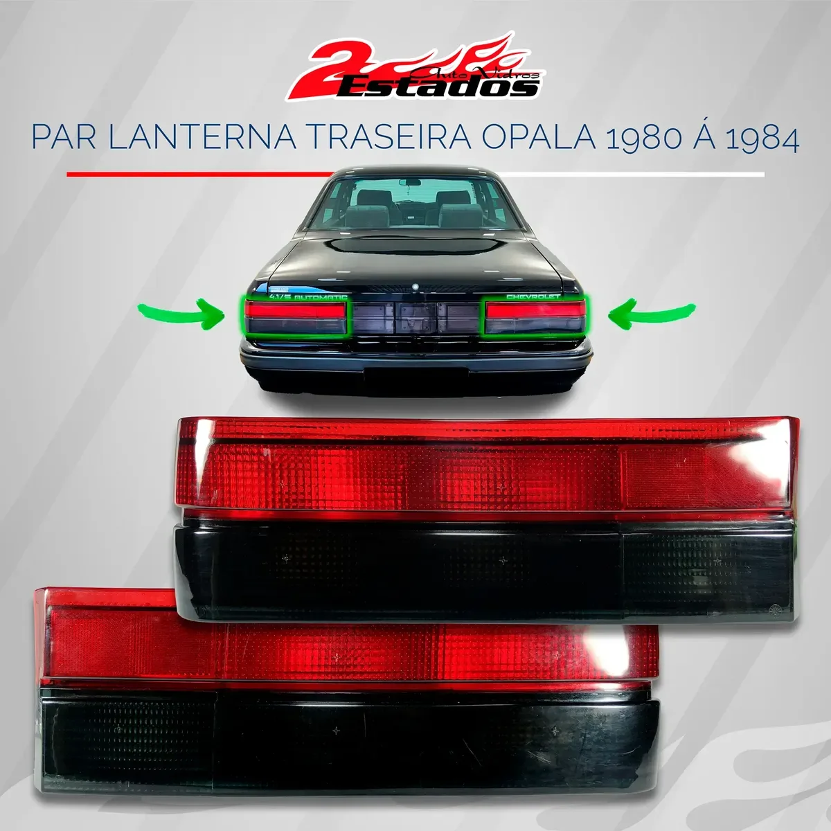 Par Lanterna Opala 1988 1989 1990 1991 1992 Esquerdo Direito